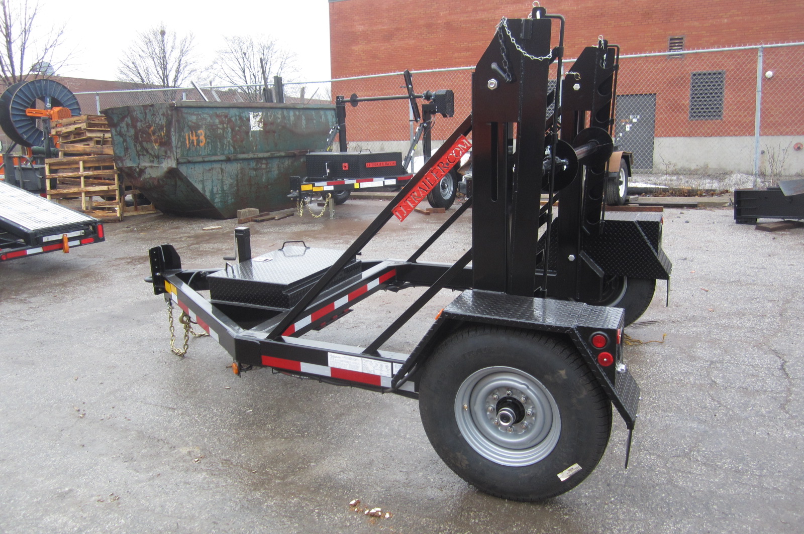 Self Loading-Yoke Style-Cable Reel Trailer YR-1 - Quote Number:7946 - J ...